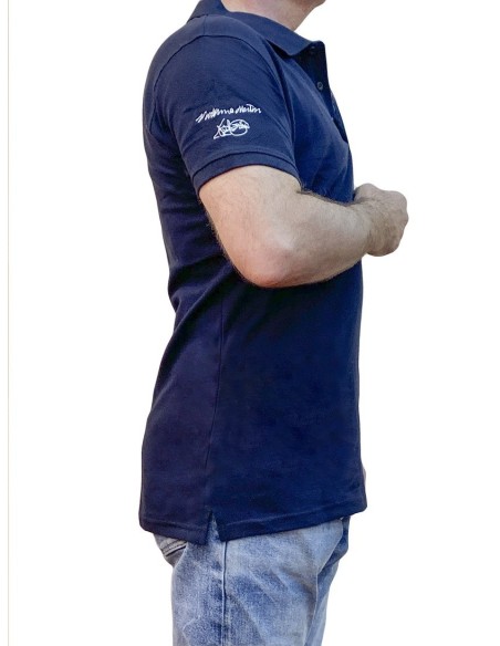 Polo Azul Hombre